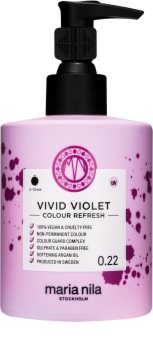 Maria Nila Colour Refresh Vivid Violet gyengéd tápláló maszk tartós színes pigmentekkel
