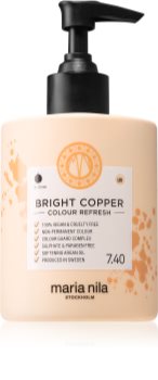 Maria Nila Colour Refresh Bright Copper gyengéd tápláló maszk tartós színes pigmentekkel