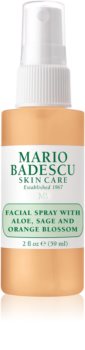 Mario Badescu Facial Spray with Aloe, Sage and Orange Blossom energetisches und feuchtigkeitsspendendes Gesichtsnebel-Spray