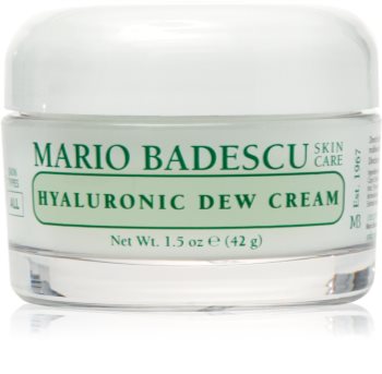 Mario Badescu Hyaluronic Dew Cream хидратиращ гел-крем не съдържа олио