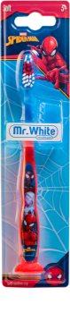 Marvel Spiderman Manual Toothbrush Zobu suka bērniem ar ceļojuma futrāli maigs