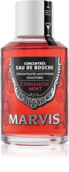 Marvis Concentrated Mouthwash Cinnamon Mint koncentruotas burnos skalavimo skystis gaiviam burnos kvapui užtikrinti