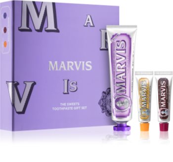 Marvis The Sweets Toothpaste Gift Set pasta do zębów (3 szt.) zestaw upominkowy
