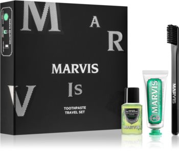 Marvis Toothpaste travel set kelioninis rinkinys (dantims, liežuviui ir dantenoms)