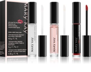 Mary Kay Ultra Stay Lip Lacquer Kit комплект декоративна козметика Cherry (за устни) цвят