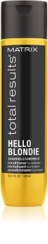 Matrix Total Results Hello Blondie condicionador de proteção para cabelo loiro e grisalho