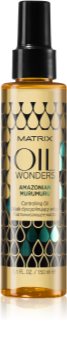 Matrix Oil Wonders Amazonian Murumuru olio nutriente per la brillantezza dei capelli mossi e ricci
