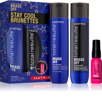 Matrix Total Results Brass Off coffret cadeau I. (anti-jaunissement)