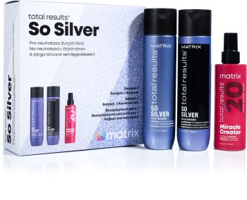 Matrix Total Results So Silver ajándékszett (szőke hajra)