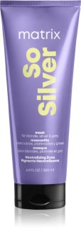 Matrix Total Results So Silver Maske neutralisiert gelbe Verfärbungen