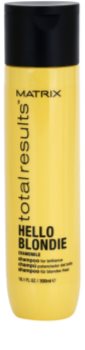 Matrix Total Results Hello Blondie champô de proteção para cabelo loiro e grisalho