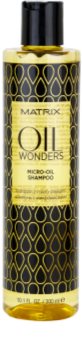 Matrix Oil Wonders Amazonian Murumuru champô micro oleoso para cabelo brilhante e macio