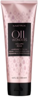 Matrix Oil Wonders Volume Rose condicionador para cabelo fino