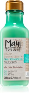 Maui Moisture Colour Protection + Sea Minerals élénkítő és erősítő sampon a festett hajra ásványi anyagokkal