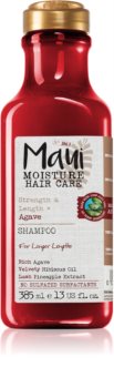 Maui Moisture Strength & Lenght + Agave energizuojamasis šampūnas chemiškai pažeistiems plaukams