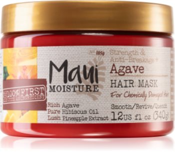 Maui Moisture Strength & Anti-Breakage + Agave подсилваща маска за увредена и химически третирана коса
