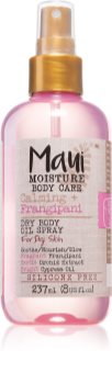 Maui Moisture Calming + Frangipani suchý olejový sprej pro suchou pokožku