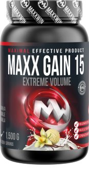 Maxxwin MAXX GAIN 15 vanilka doplněk stravy pro rychlý nárůst svalové hmoty