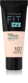 Maybelline Fit Me! Matte+Poreless fond de teint matifiant pour peaux normales à grasses