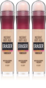 Maybelline Instant Anti Age Eraser Flüssig-Concealer mit Schwamm-Applikator 01 Light Farbton