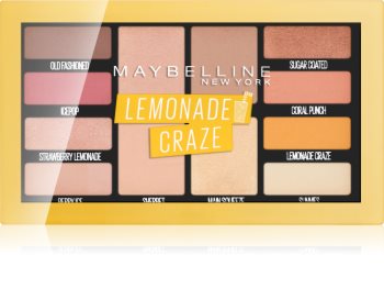Maybelline Lemonade Craze palette de fards à paupières