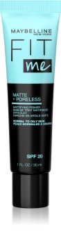 Maybelline Fit Me! Matte+Poreless матираща основа под фон дьо тен