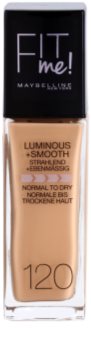 Maybelline Fit Me! base líquida para iluminar e alisar pele