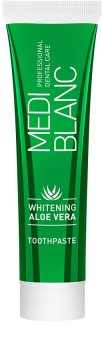 MEDIBLANC Whitening Aloe Vera regenerująca pasta do zębów o działaniu wybielającym