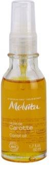 Melvita Huiles de Beauté Carotte huile adoucissante pour un bronzage naturel visage et corps