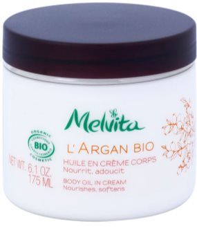 Melvita L'Argan Bio výživný tělový krém  pro jemnou a hladkou pokožku