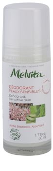 Melvita Les Essentiels deodorant roll-on bez obsahu hliníku pro citlivou pokožku