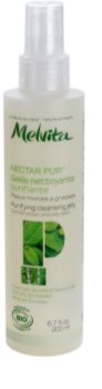 Melvita Nectar Pur gel limpiador suave para pieles grasas y mixtas