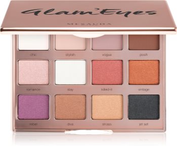 Mesauda Milano Glam'Eyes szemhéjfesték paletta