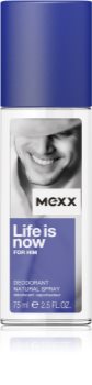 Mexx Life is Now for Him desodorante con pulverizador para hombre
