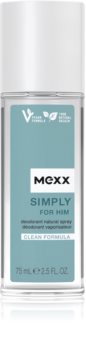 Mexx Simply For Him deodorant s rozprašovačom pre mužov