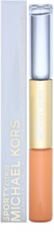 Michael Kors Sporty Citrus eau de parfum roll-on para mujer 2 x 5 ml + brillo de labios