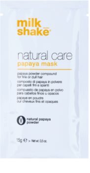 Milk Shake Natural Care Papaya mascarilla regeneradora para cabello con papaya