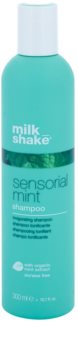 Milk Shake Sensorial Mint frissítő sampon a hajra és a fejbőrre