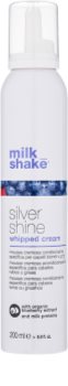 Milk Shake Silver Shine krémová pěna pro blond vlasy neutralizující žluté tóny