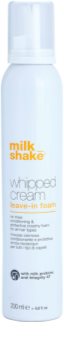 Milk Shake Whipped Cream espuma de proteção nutritiva para todos os tipos de cabelos