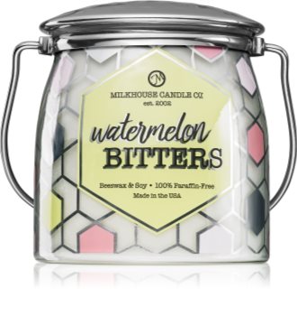 Milkhouse Candle Co. Creamery Watermelon Bitters scented candle Butter Jar