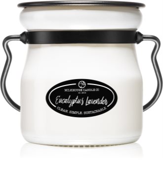 Milkhouse Candle Co. Creamery Eucalyptus Lavender mirisna svijeća Cream Jar