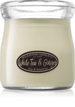 Milkhouse Candle Co. Creamery White Tea & Ginger vonná svíčka Cream Jar