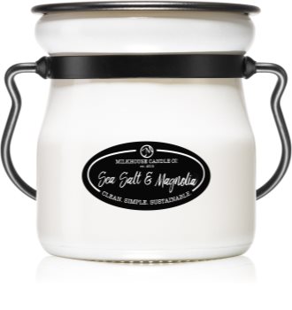 Milkhouse Candle Co. Creamery Sea Salt & Magnolia vonná sviečka Cream Jar