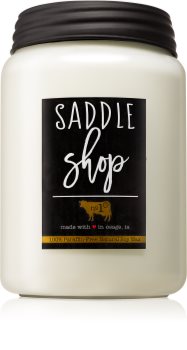 Milkhouse Candle Co. Farmhouse Saddle Shop geurkaars Mason Jar