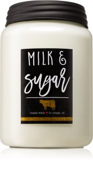 Milkhouse Candle Co. Farmhouse Milk & Sugar vela perfumada Mason Jar