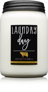 Milkhouse Candle Co. Farmhouse Laundry Day świeczka zapachowa Mason Jar