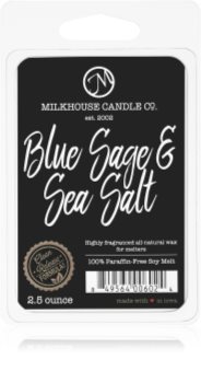 Milkhouse Candle Co. Creamery Blue Sage & Sea Salt vosk do aromalampy