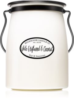 Milkhouse Candle Co. Creamery White Driftwood & Coconut aроматична свічка Butter Jar