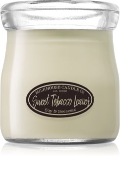 Milkhouse Candle Co. Creamery Sweet Tobacco Leaves Duftkerze Cream Jar